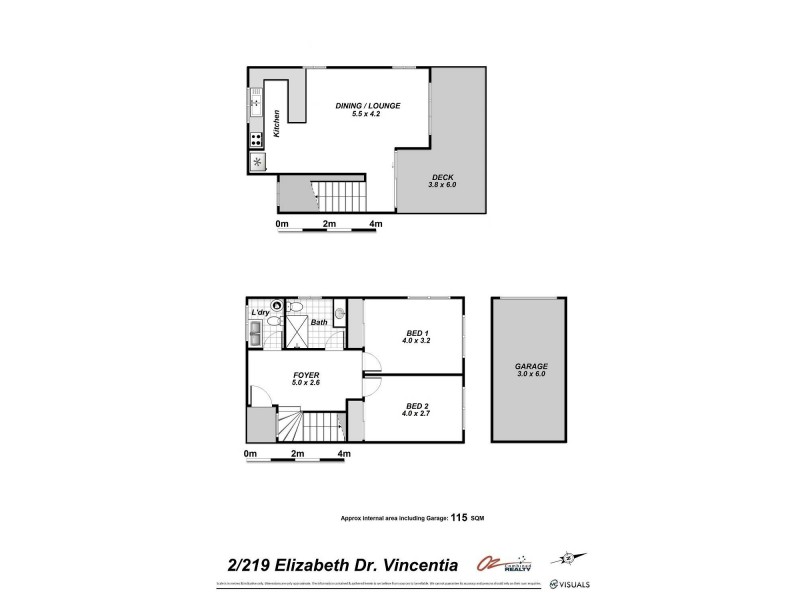 2/219 Elizabeth Drive, Vincentia NSW 2540 Floorplan