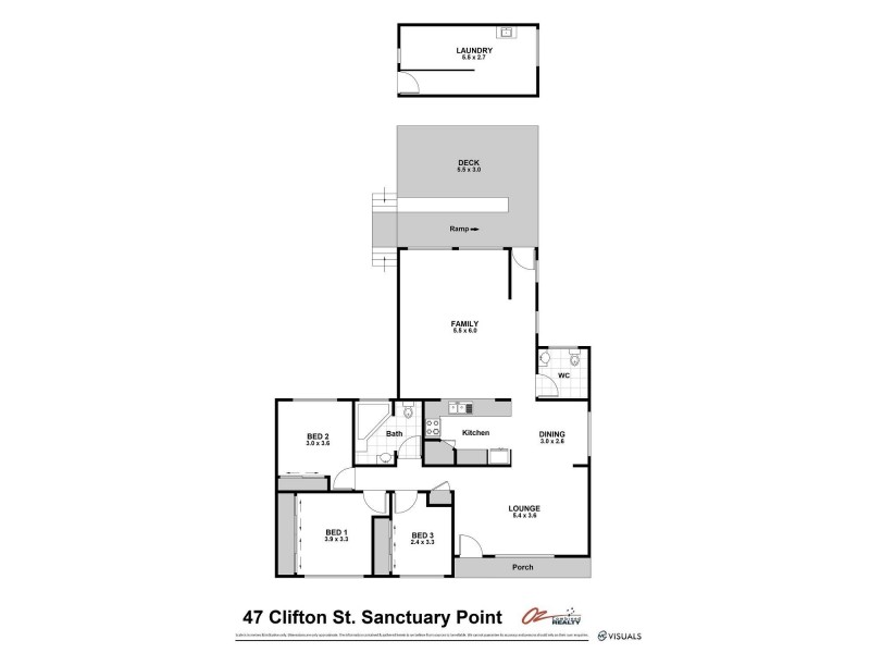 47  Clifton Street, Sanctuary Point NSW 2540 Floorplan