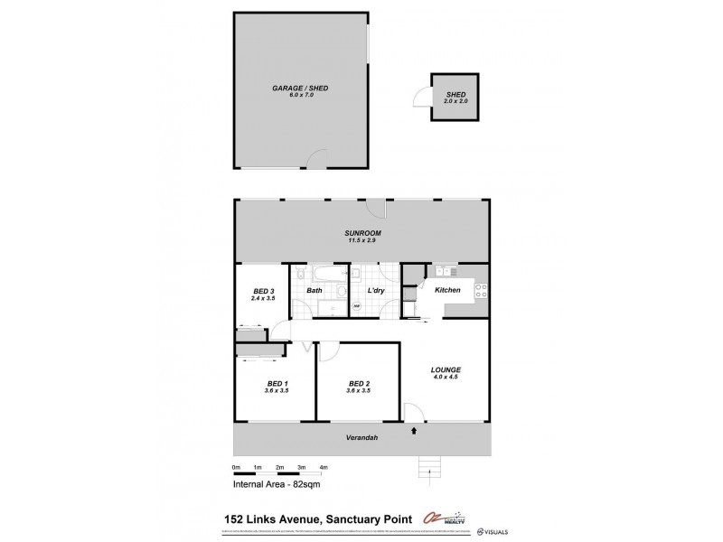 152 Links Avenue, Sanctuary Point NSW 2540 Floorplan