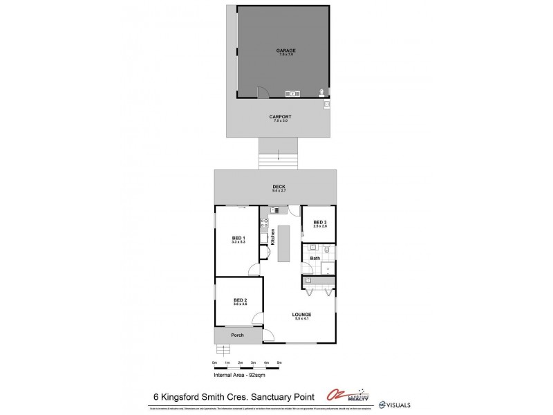 6 Kingsford-Smith Crescent, Sanctuary Point NSW 2540 Floorplan