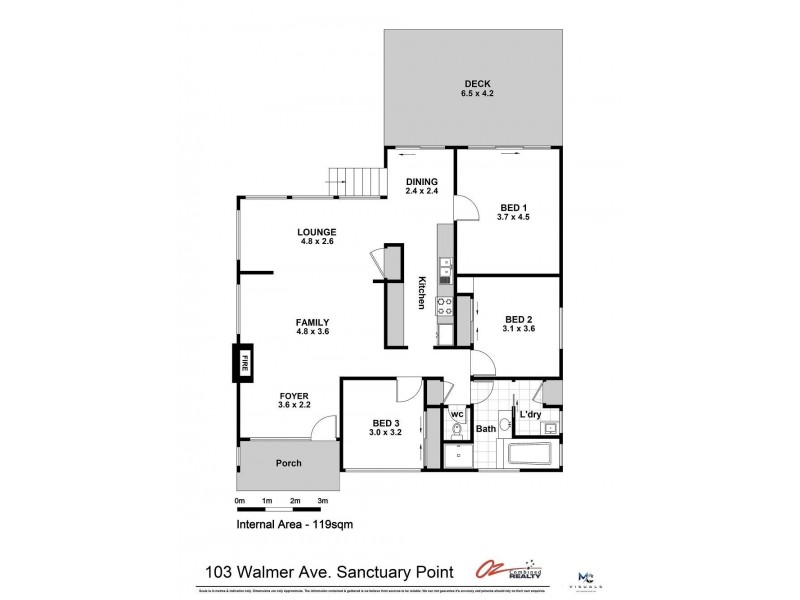 103 Walmer Avenue, Sanctuary Point NSW 2540 Floorplan