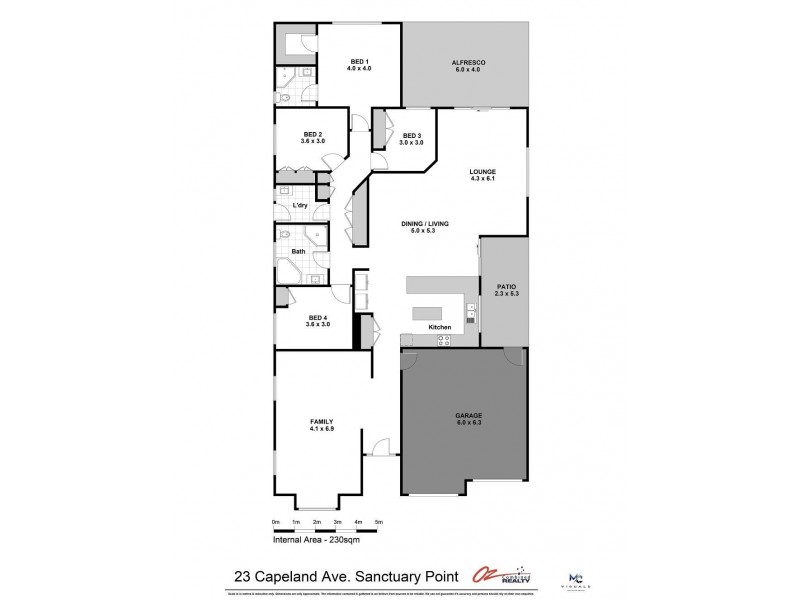23  Capeland Avenue, Sanctuary Point NSW 2540 Floorplan