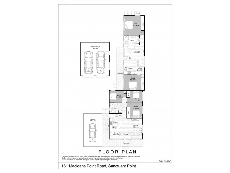 131 Macleans Point Road, Sanctuary Point NSW 2540 Floorplan