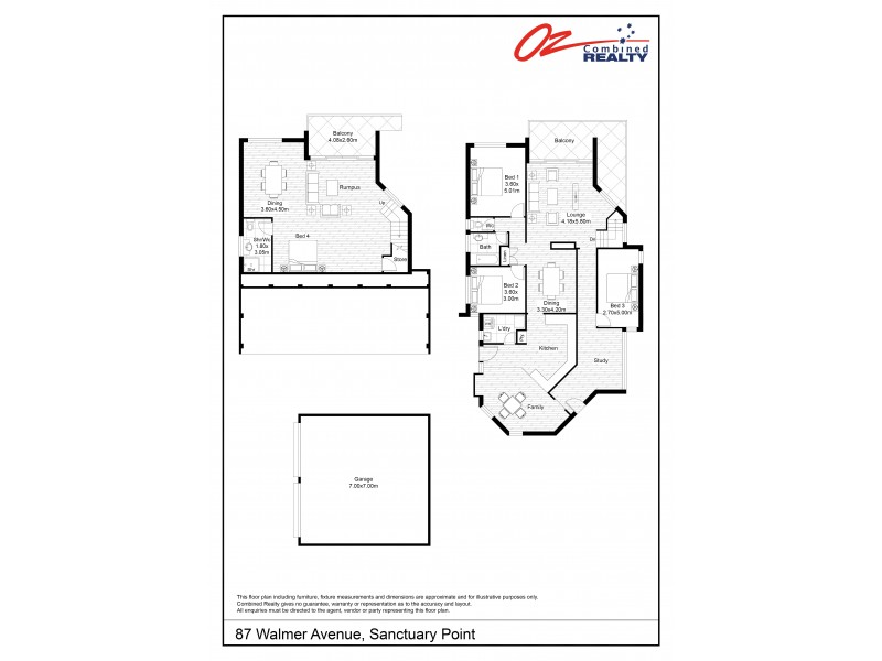 87 Walmer Avenue, Sanctuary Point NSW 2540 Floorplan