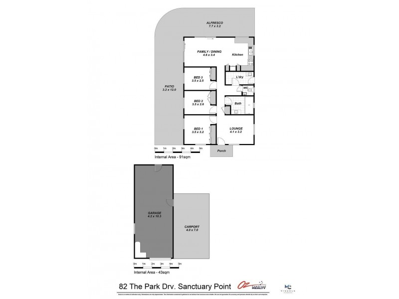 82 The Park Drive, Sanctuary Point NSW 2540 Floorplan