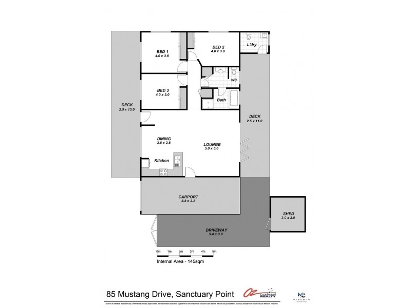 85 Mustang Drive, Sanctuary Point NSW 2540 Floorplan