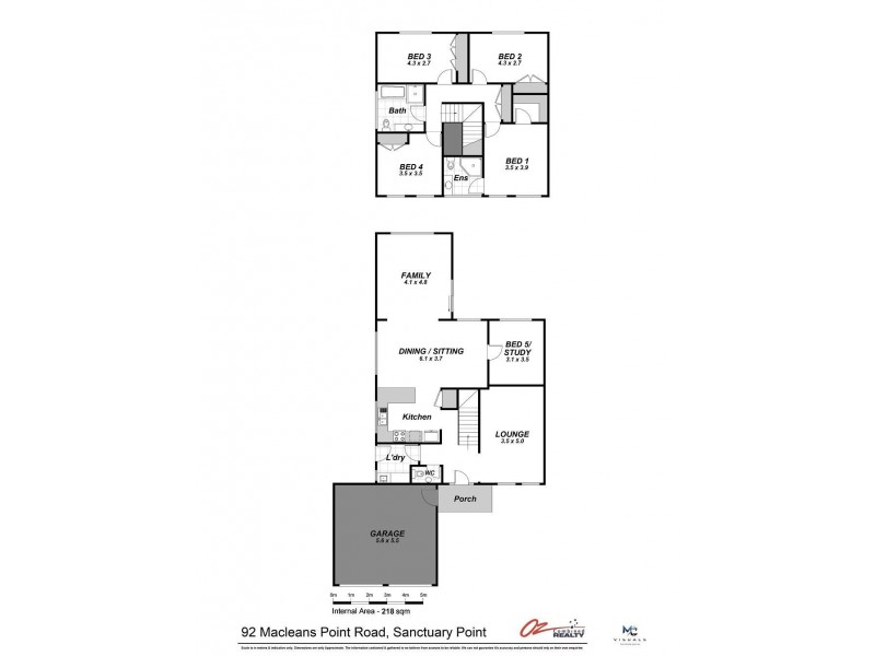 92 Macleans Point Road, Sanctuary Point NSW 2540 Floorplan