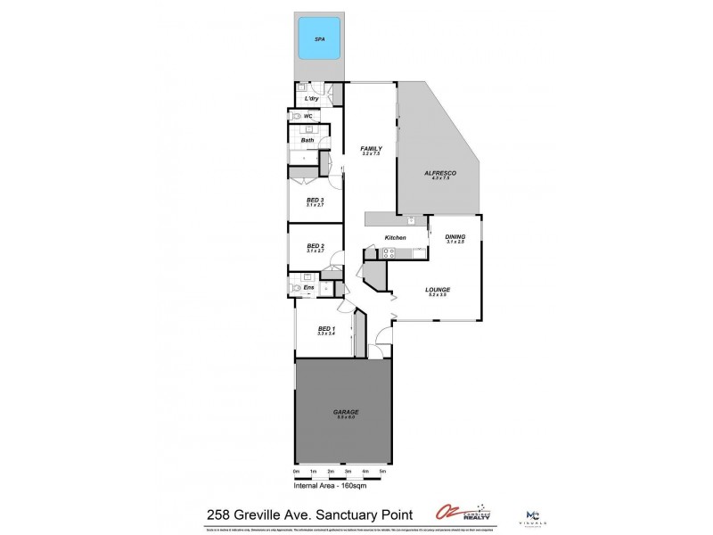 258 Greville Avenue, Sanctuary Point NSW 2540 Floorplan