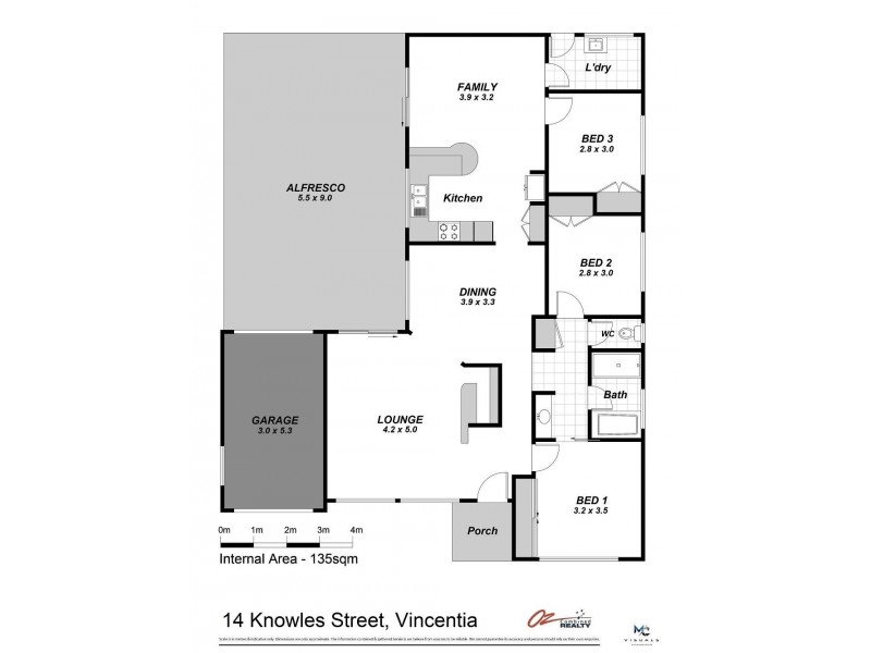 14  Knowles Street, Vincentia NSW 2540 Floorplan