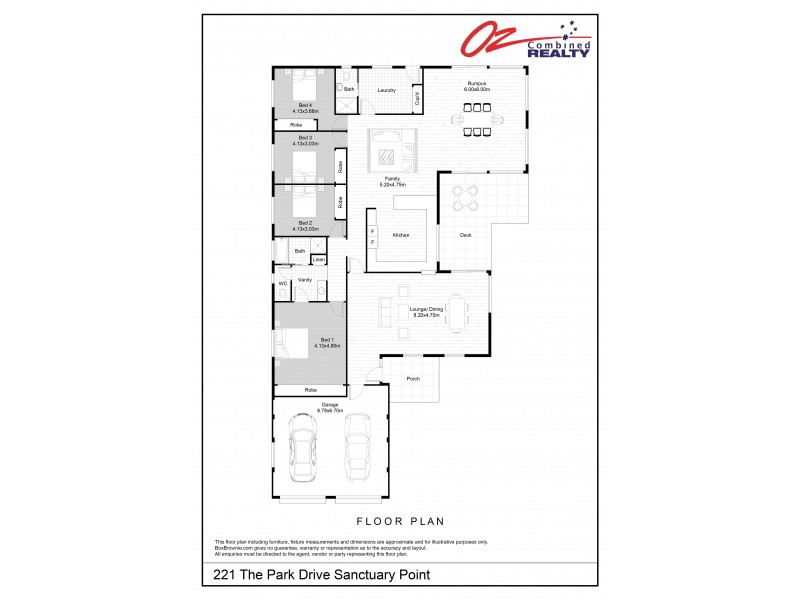 221 The Park Drive, Sanctuary Point NSW 2540 Floorplan