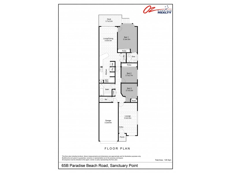 65B  Paradise Beach Road, Sanctuary Point NSW 2540 Floorplan