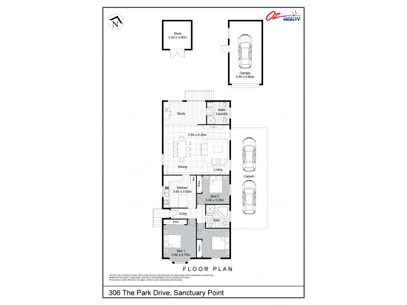 306 The Park Drive, Sanctuary Point NSW 2540 Floorplan