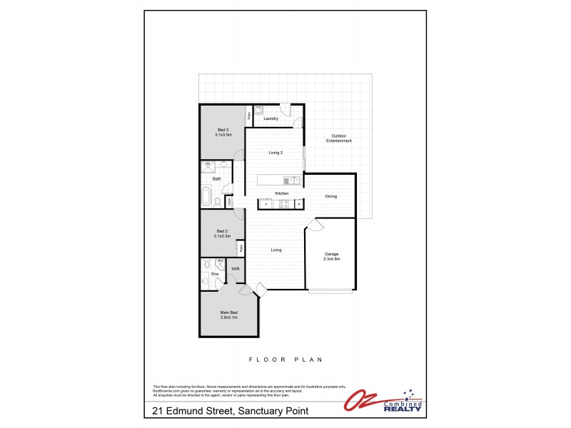 21 Edmund Street, Sanctuary Point NSW 2540 Floorplan