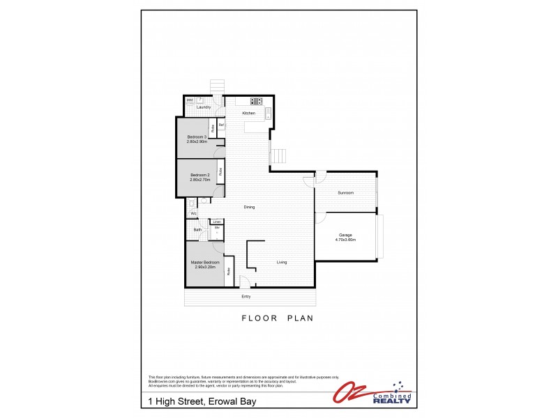 1 High Street, Erowal Bay NSW 2540 Floorplan