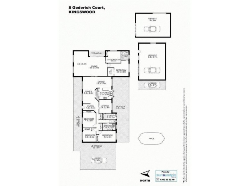 8 Goderich Court, Kingswood NSW 2340 Floorplan