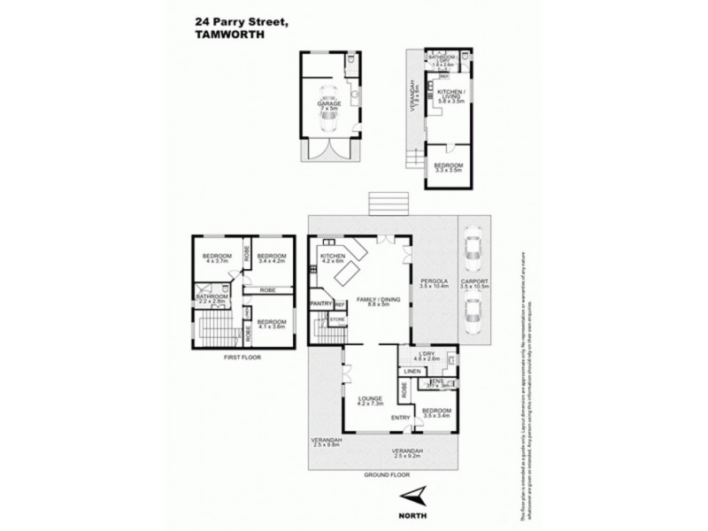 24 Parry Street, Tamworth NSW 2340 Floorplan