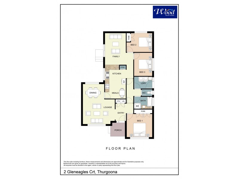 2 Gleneagles Crt, Thurgoona NSW 2640 Floorplan