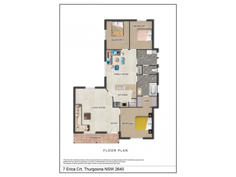 7 Erica Court, Thurgoona NSW 2640 Floorplan
