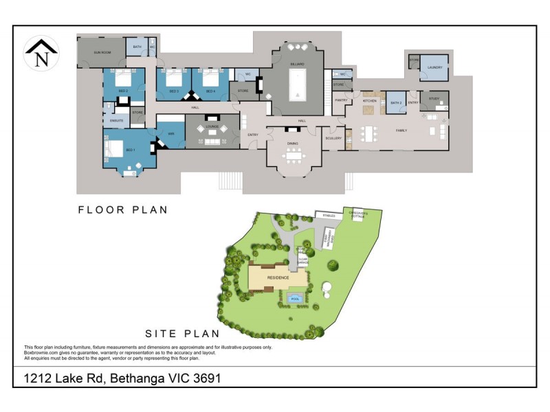 1212 Lake Road, Bethanga VIC 3691 Floorplan