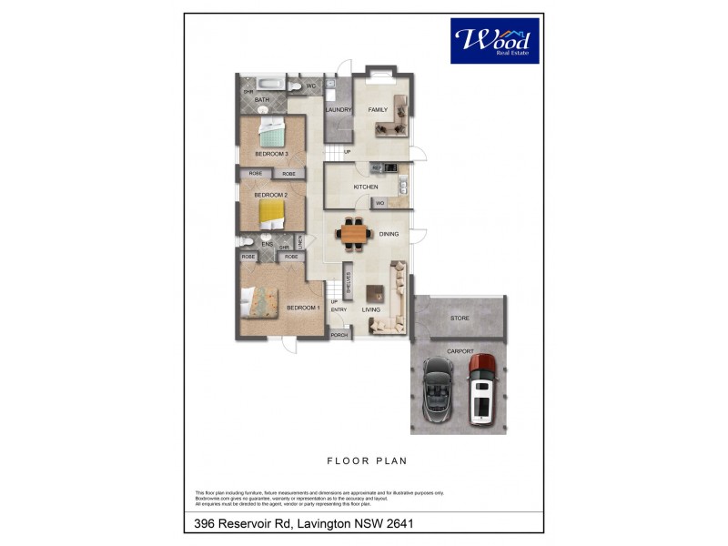 396 Reservoir Rd, Lavington NSW 2641 Floorplan