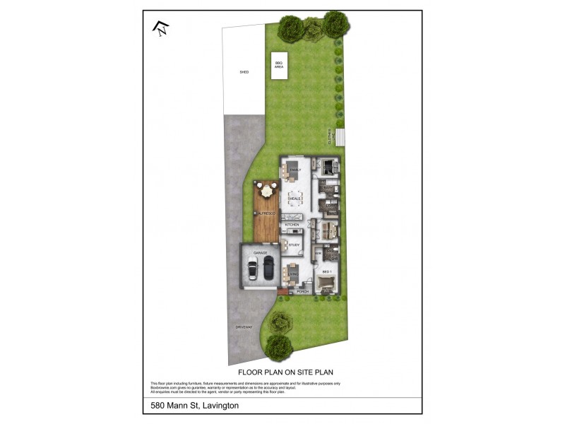580 Manns St, Lavington NSW 2641 Floorplan