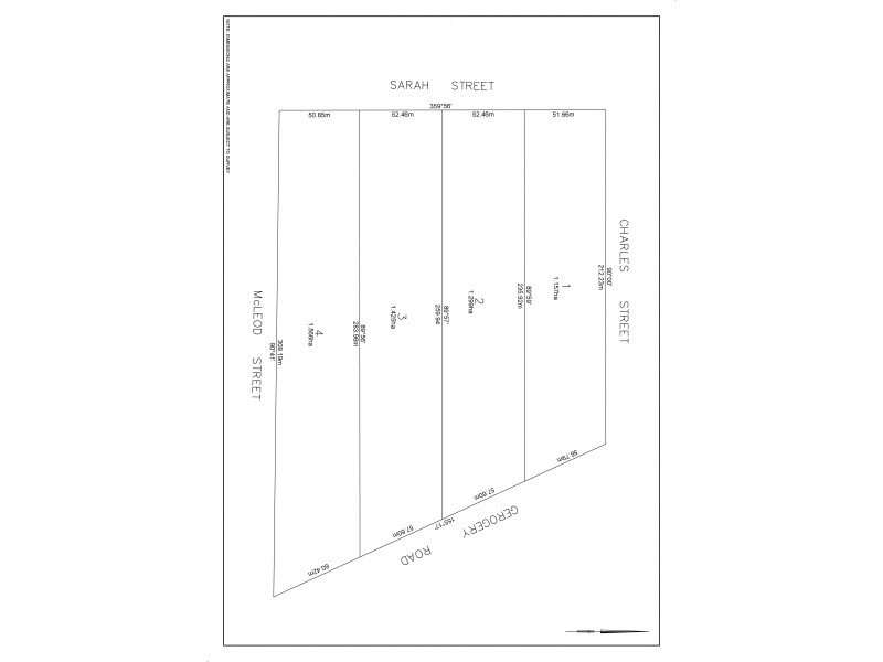 Lots 1-4 Sarah St, Gerogery West, Gerogery NSW 2642 Floorplan