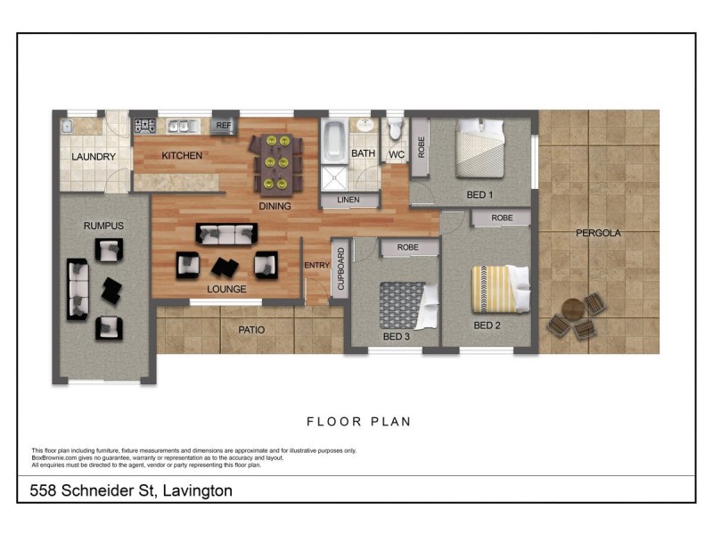 558 Schneider St, Lavington NSW 2641 Floorplan