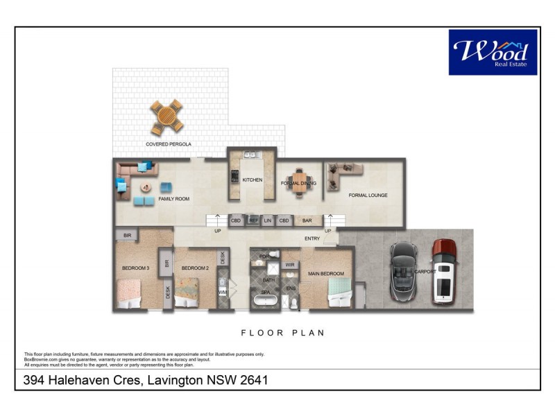 394 Halehaven Cres, Lavington NSW 2641 Floorplan