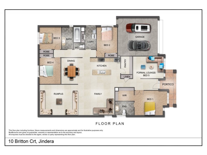 10 Britton Crt, Jindera NSW 2642 Floorplan