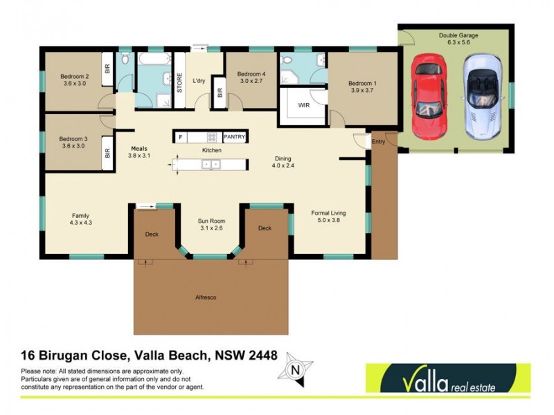 16 Birugan Close, Valla Beach NSW 2448