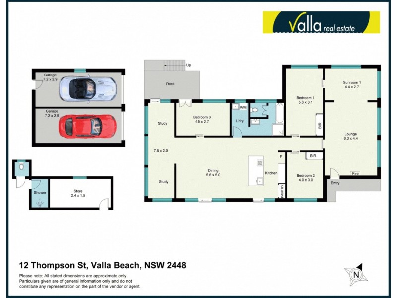 12 Thompson Street, Valla Beach NSW 2448 Floorplan