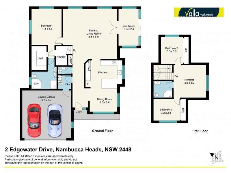 2 Edgewater Drive, Nambucca Heads NSW 2448 Floorplan