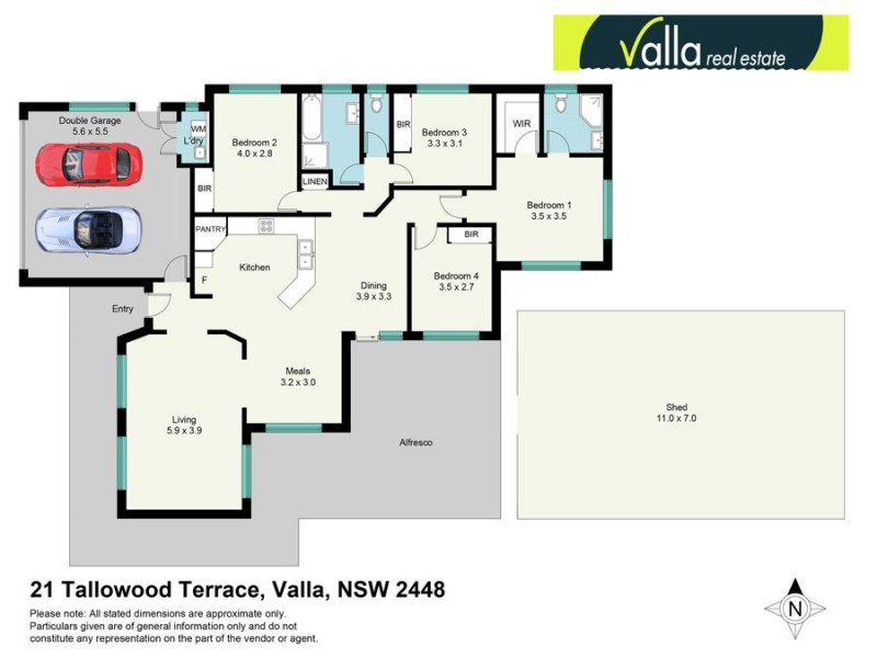 21 Tallowood Terrace, Valla NSW 2448 Floorplan