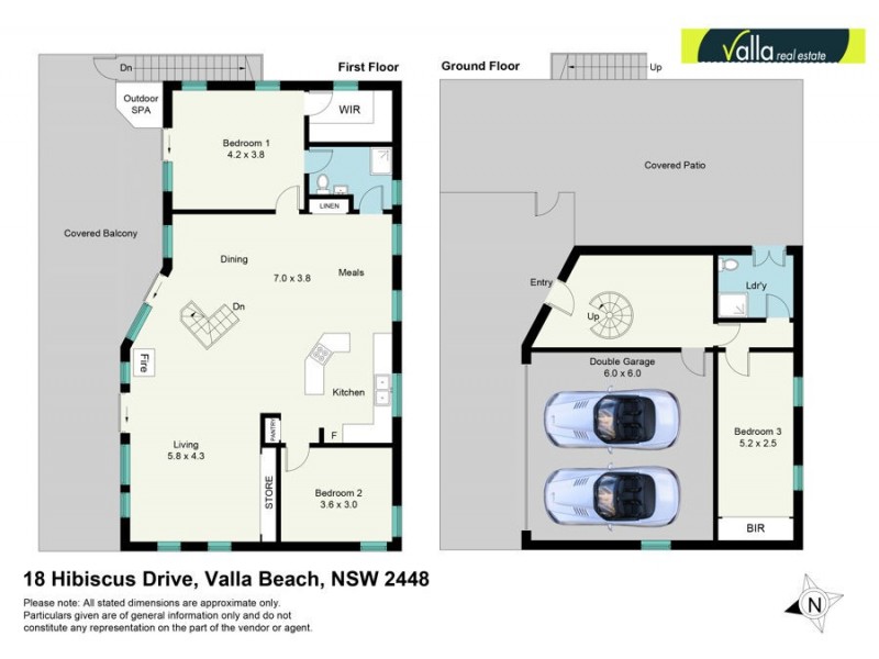 18 Hibiscus Drive, Valla Beach NSW 2448 Floorplan