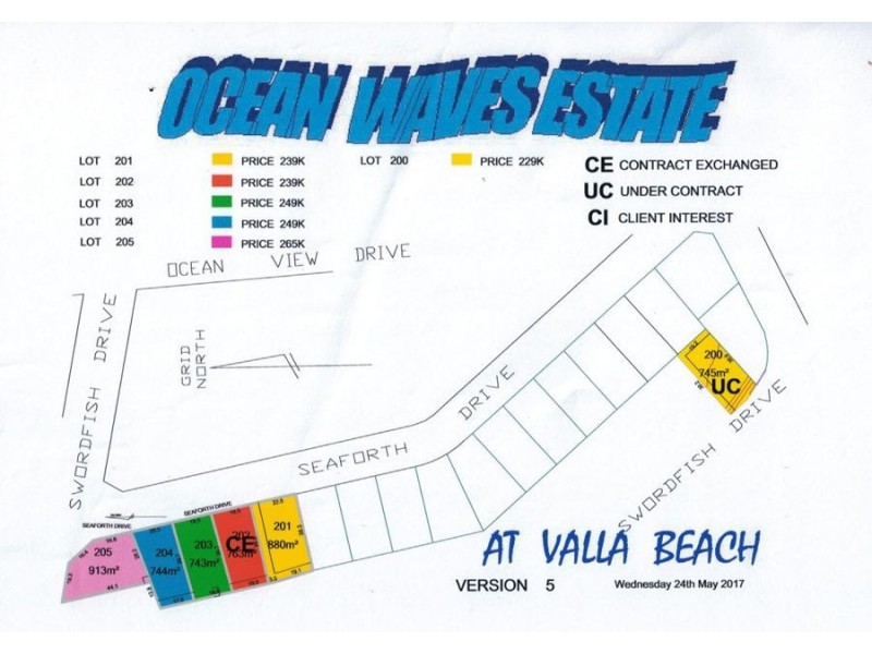Lot 203 Seaforth Drive – Ocean Waves Estate, Valla Beach NSW 2448