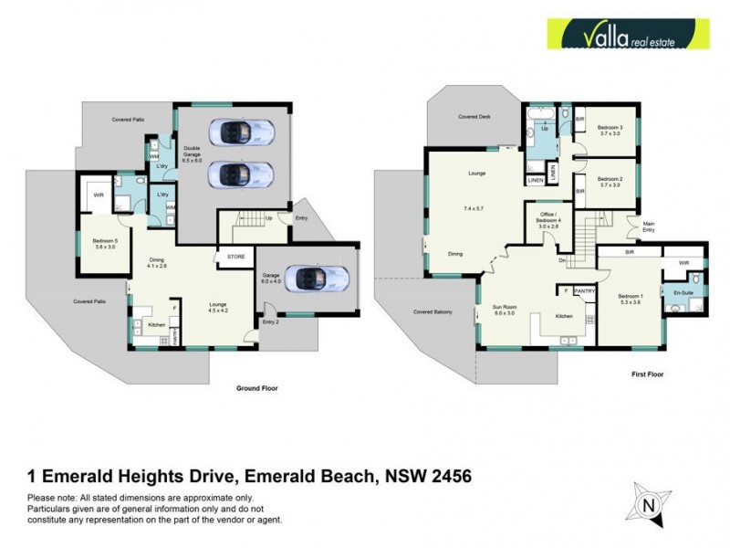 1 Emerald Heights Drive, Emerald Beach NSW 2456 Floorplan