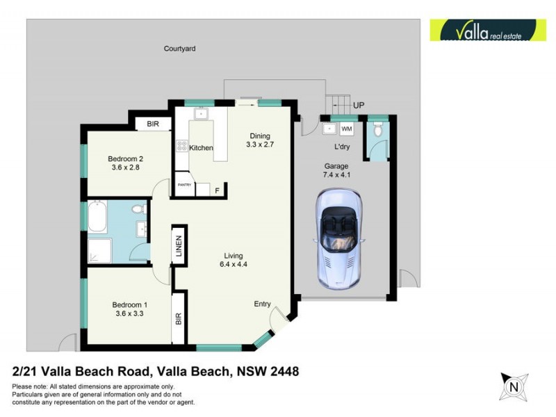 2/21 Valla Beach Road, Valla Beach NSW 2448 Floorplan