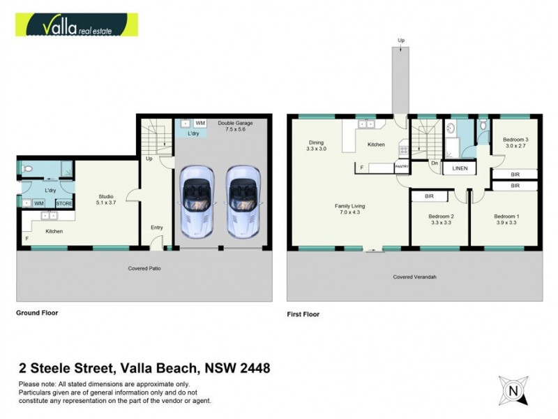 2 Steele Street, Valla Beach NSW 2448 Floorplan