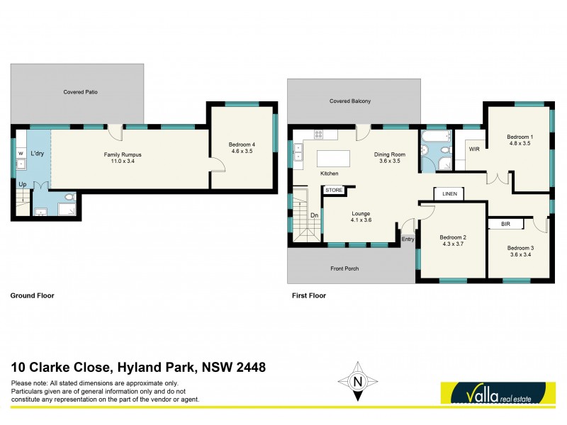 10 Clarke Close, Hyland Park NSW 2448 Floorplan