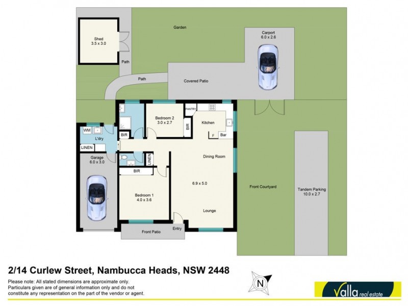 2/14 Curlew Street, Nambucca Heads NSW 2448 Floorplan