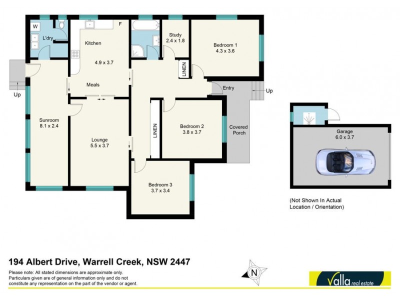 194 Albert Drive, Warrell Creek NSW 2447 Floorplan