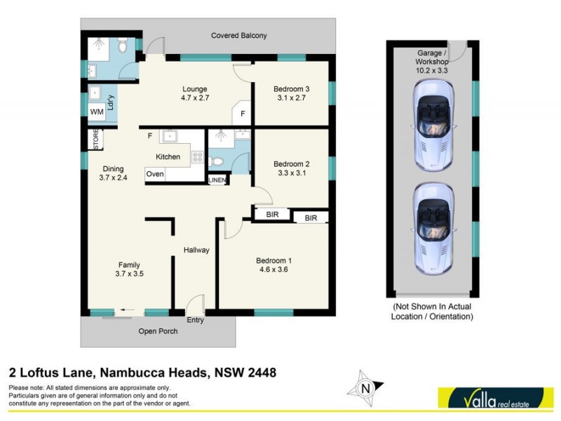 2 Loftus Lane, Nambucca Heads NSW 2448 Floorplan