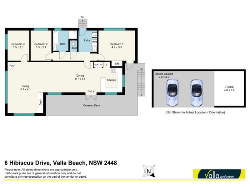 6 Hibiscus Drive, Valla Beach NSW 2448 Floorplan