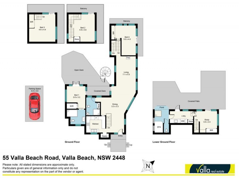 55 Valla Beach Road, Valla Beach NSW 2448 Floorplan