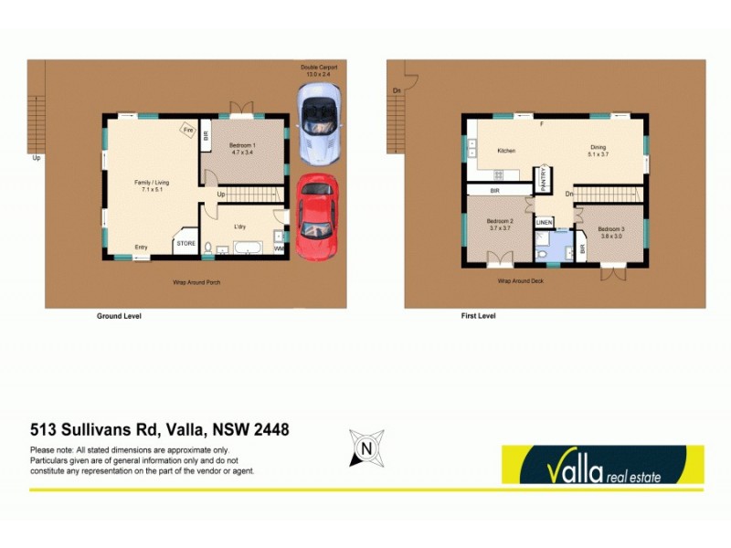 513 Sullivans Rd, Valla NSW 2448 Floorplan