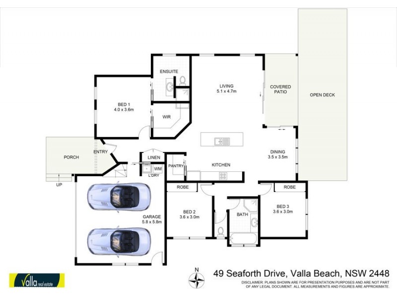 49 Seaforth Drive, Valla Beach NSW 2448 Floorplan