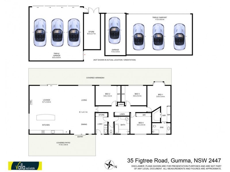 35 Figtree Road, Gumma NSW 2447 Floorplan