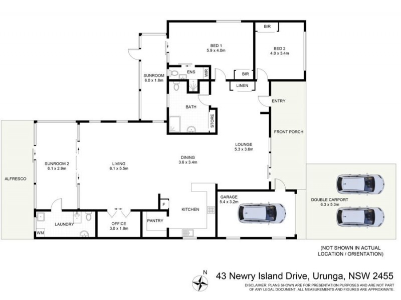43 Newry Island Drive, Urunga NSW 2455 Floorplan