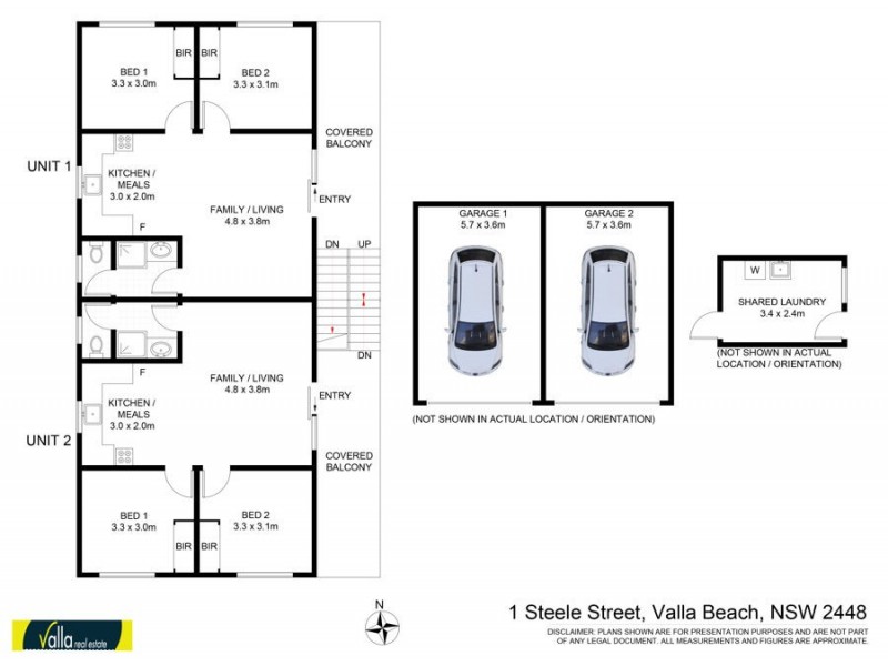 1 Steele Street, Valla Beach NSW 2448 Floorplan