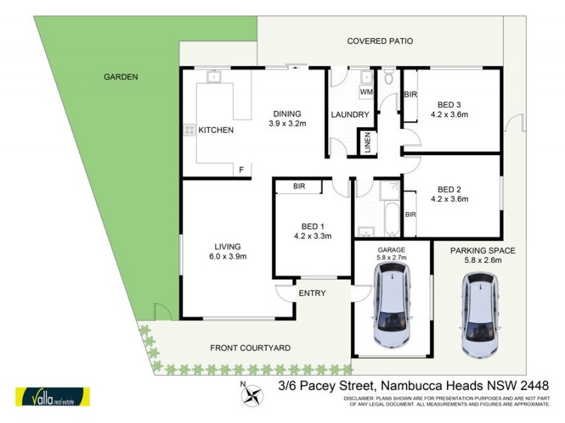 3/6 Pacey Street, Nambucca Heads NSW 2448 Floorplan